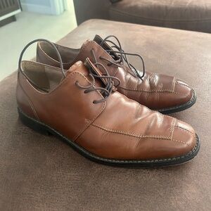 Florsheim Brown Oxfords Polished Leather Lace-Up